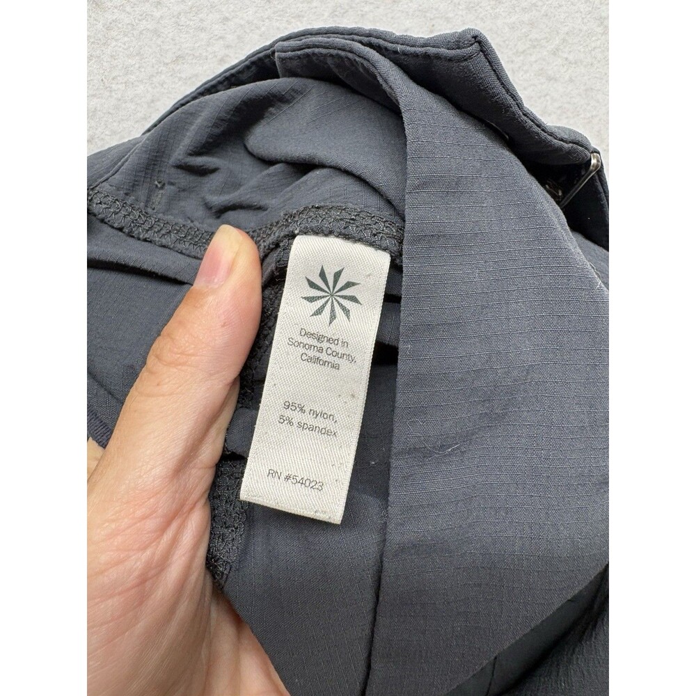 ATHLETA Trekkie Jogger 2.0 Women's Grey Nylon Blend Jogger Pants Size 10 - Picture 3 of 5